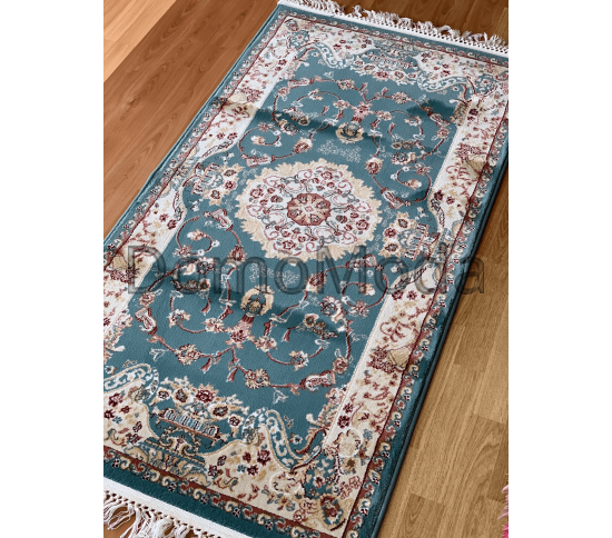 Високощільний килим Iranian Star 2657A BLUE - Висока якість за найкращою ціною в Україні зображення 7.